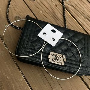 Silver Hoop Earrings